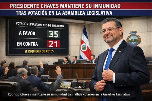 Presidente Chaves mantiene su inmunidad&hellip;