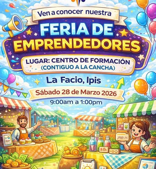 Feria de emprendedores en Ipís invita a la comunidad a apoyar lo local