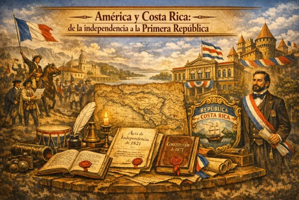 América y Costa Rica: de la independencia a la Primera República