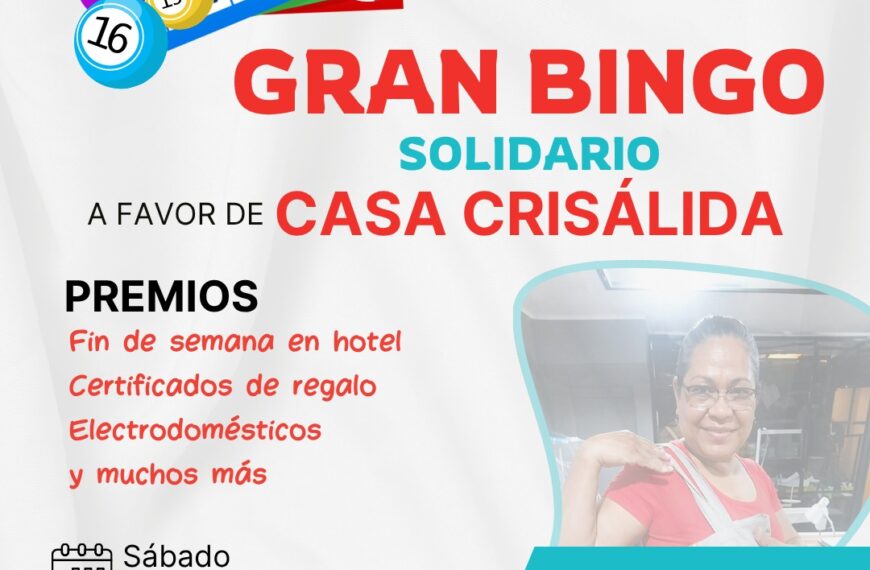 Bingo solidario en San Antonio de Belén busca apoyar a Casa Crisálida